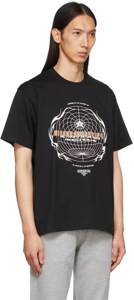 商品Burberry|黑色 Globe Graphic T 恤,价格¥4812,第2张图片详细描述