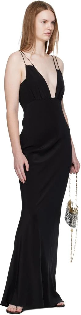 商品Paris Georgia|Black Elemental Bernie Slip Dress,价格¥3926,第4张图片详细描述