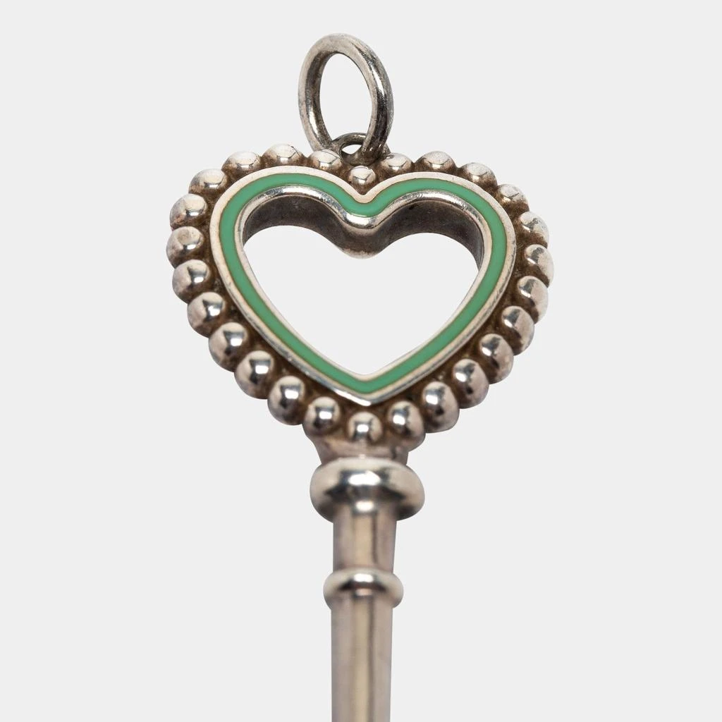 商品[二手商品] Tiffany & Co.|Tiffany & Co. Heart Key Enamel Sterling Silver Pendant,价格¥1456,第2张图片详细描述