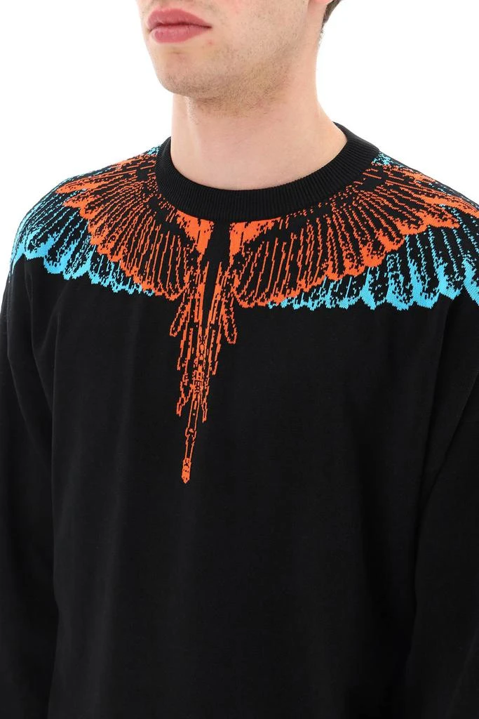 商品Marcelo Burlon|Icon Wings Cotton Sweater,价格¥2655,第4��张图片详细描述