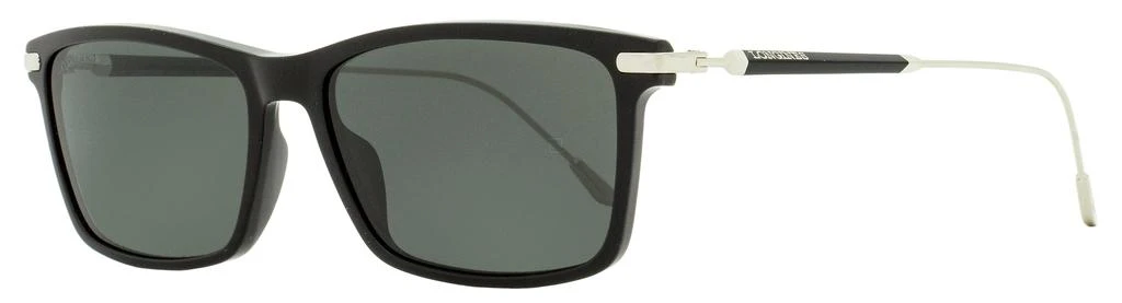 商品Longines|Longines Men's Rectangular Sunglasses LG0023 01A Black/Palladium 58mm,价格¥1099,第1张图片