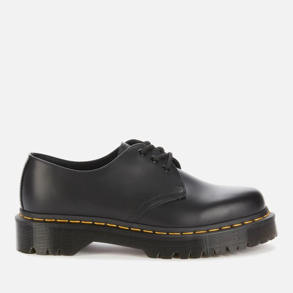 商品Dr. Martens|DR. MARTENS 1461 BEX SMOOTH LEATHER 3-EYE SHOES - BLACK,价格¥1643,第1张图片