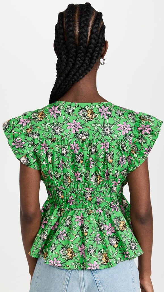 商品Derek Lam|Derek Lam 10 Crosby Roselyn 荷叶袖上衣,价格¥645,第3张图片详细描述