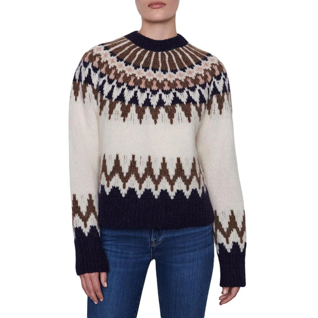 商品FRAME|Frame Womens Alpaca Fairisle Pullover Sweater,价格¥1190,第1张图片