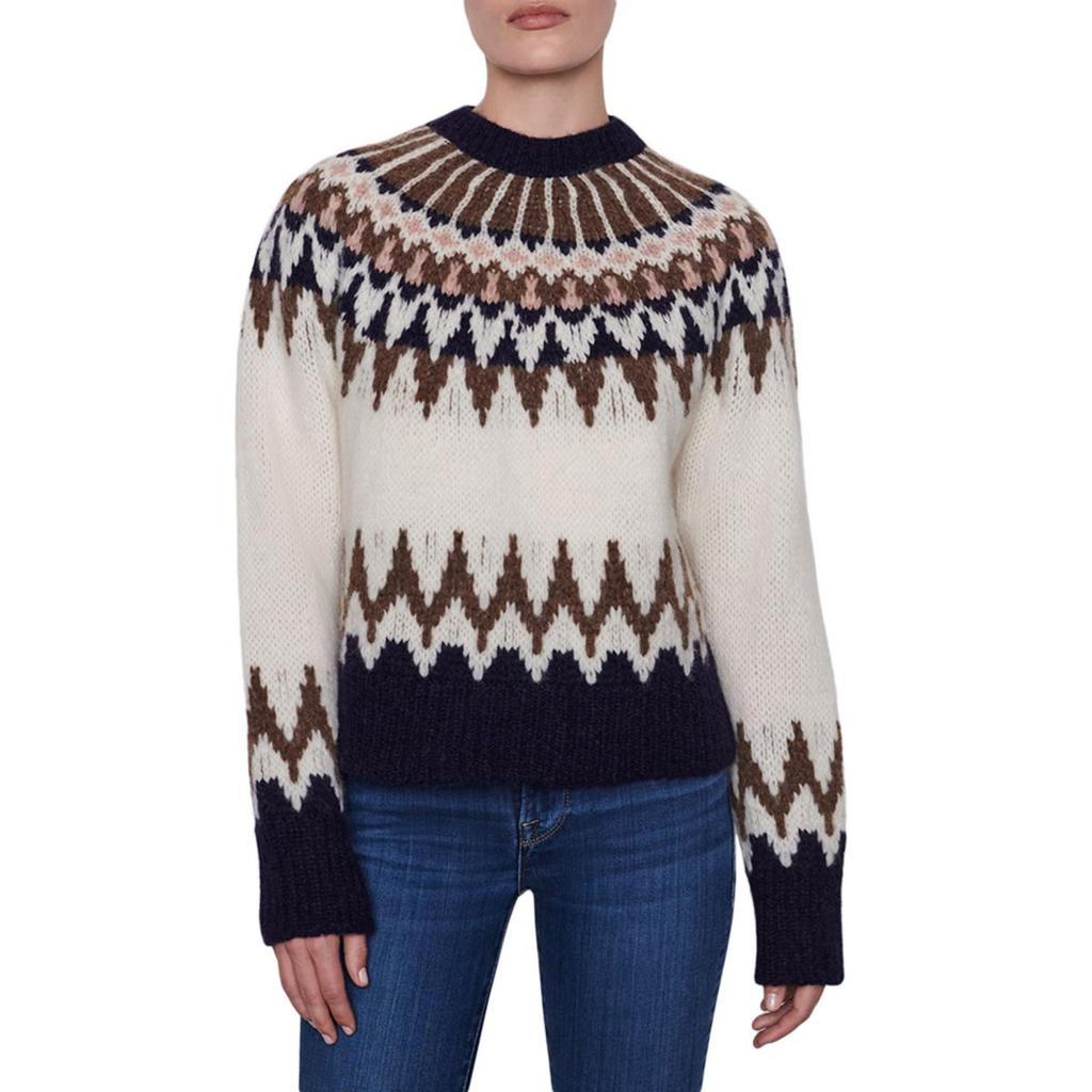商品FRAME|Frame Womens Alpaca Fairisle Pullover Sweater,价格¥1614,第1张图片