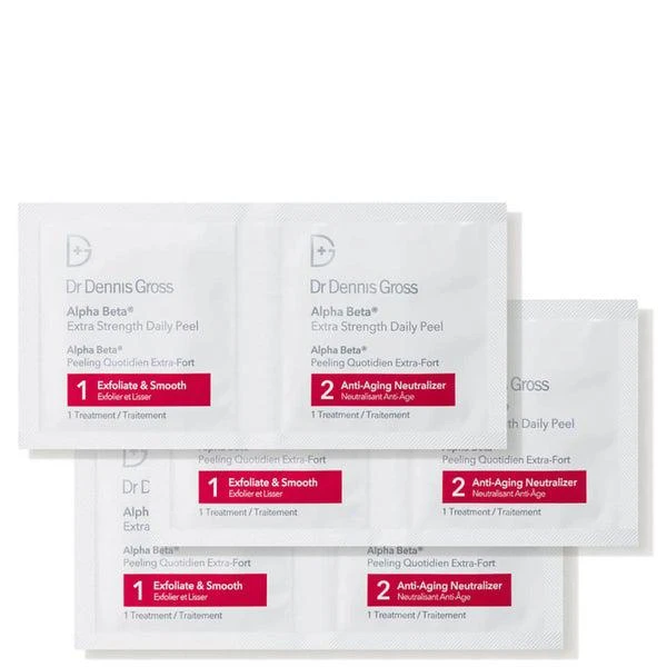 商品Dr. Dennis Gross|Dr. Dennis Gross Skincare Alpha Beta Extra Strength Daily Peel (Pack of 30),价格¥746,第1张图片