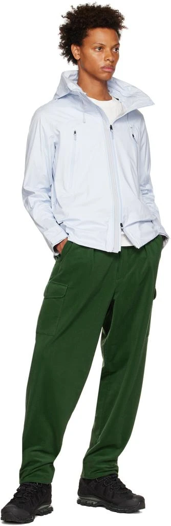 商品DESCENTE|Green Pleated Cargo Pants,价格¥602,第4张图片详细描述