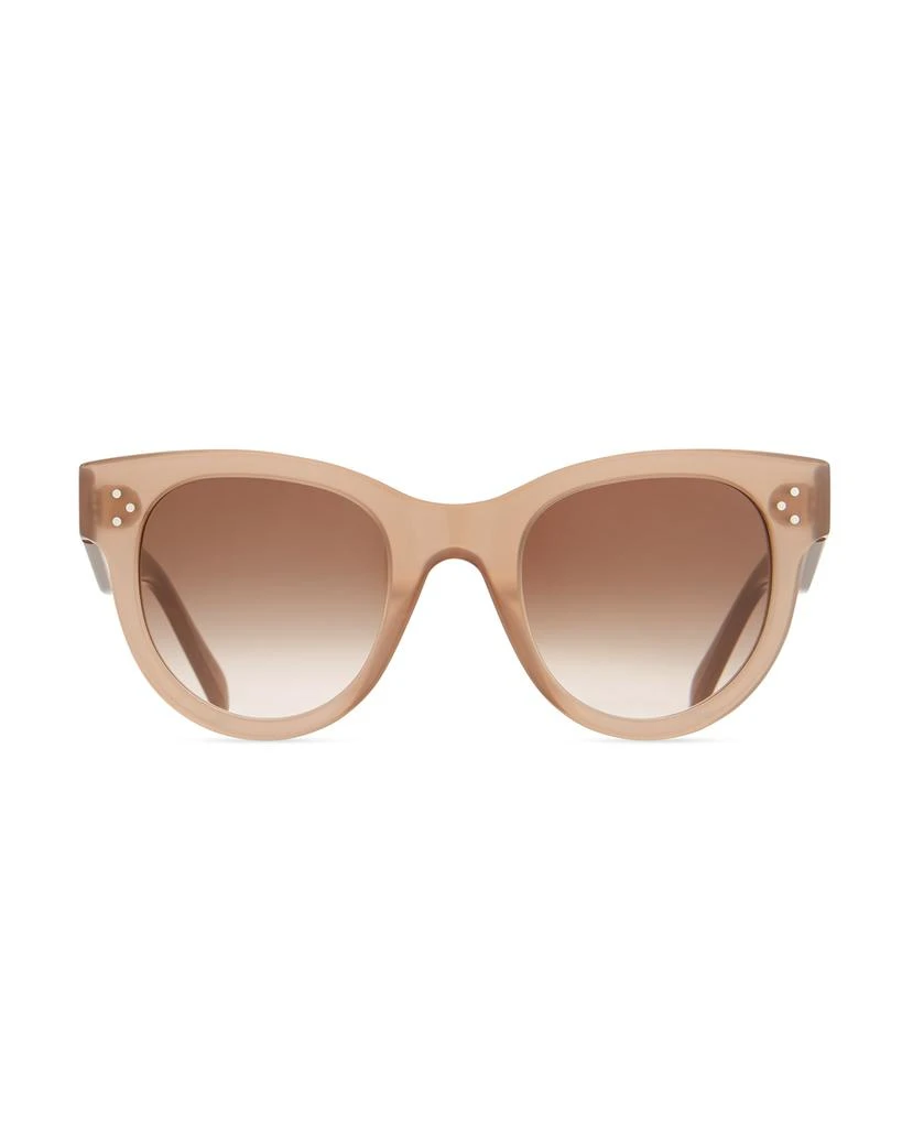 商品Celine|Round Acetate Sunglasses,价格¥3406,第2张图片详细描述