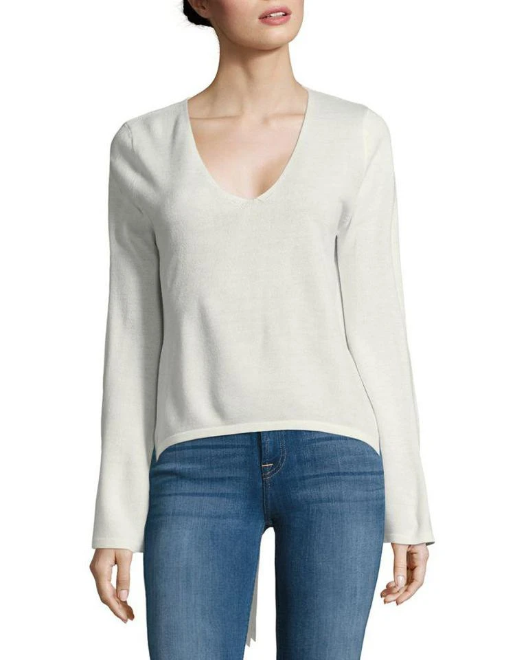 商品Miss Selfridge|Bow Tie Accent Long-Sleeve Tee,价格¥226,第2张图片详细描述
