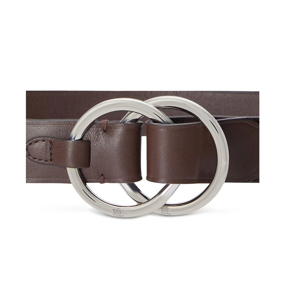 商品Ralph Lauren|Women's Smooth Leather Bend-Back Belt,价格¥443,第4张图片详细描述