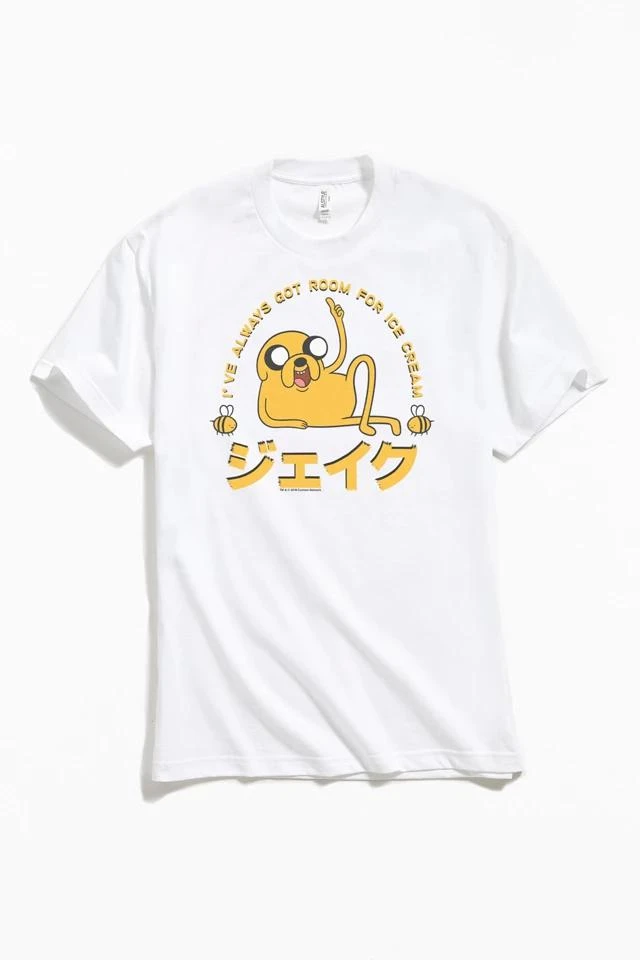 商品Urban Outfitters|Adventure Time Jake Kanji Tee,价格¥264,第1张图片
