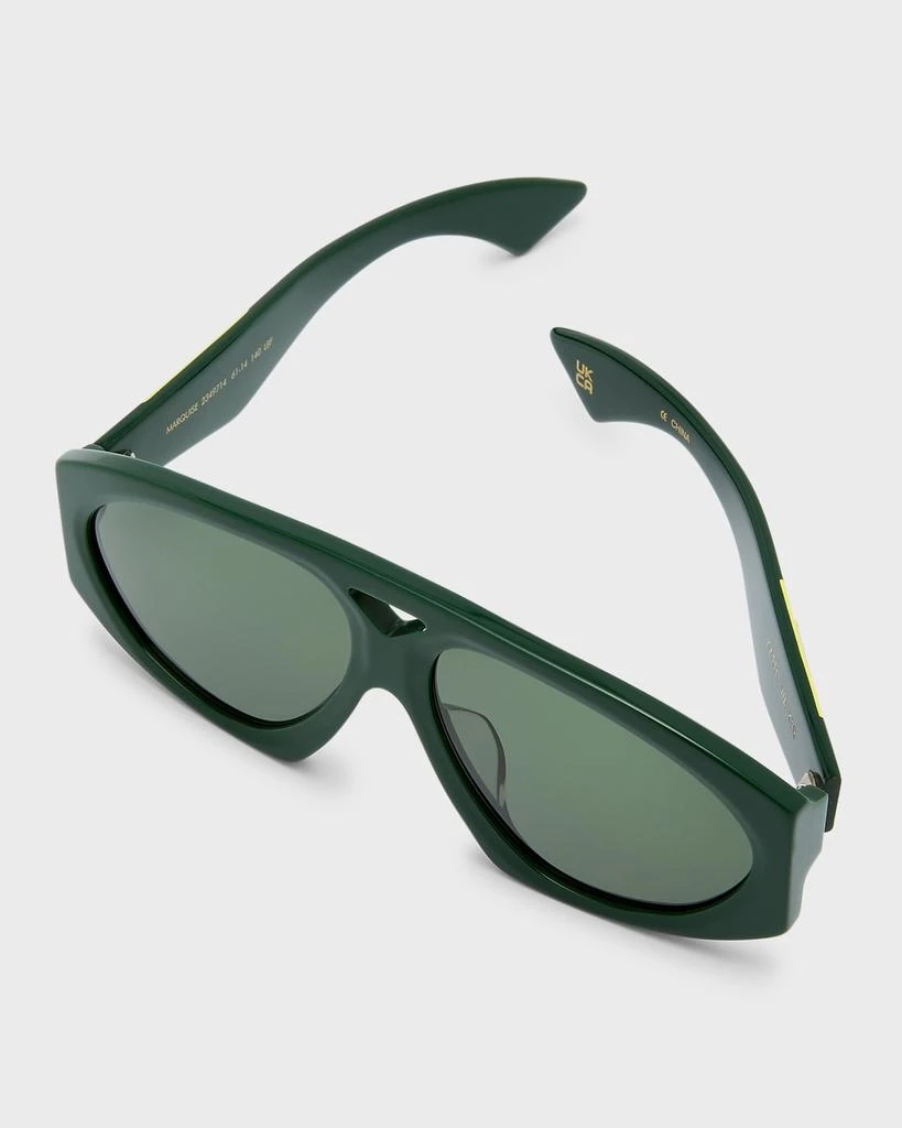 商品KAREN WALKER|Logo Acetate Aviator Sunglasses,价格¥1377,第5张图片详细描述