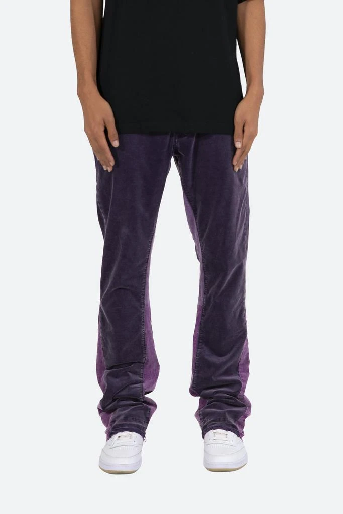 商品MNML|B428 Corduroy Flare Pants - Purple,价格¥136,第1张图片