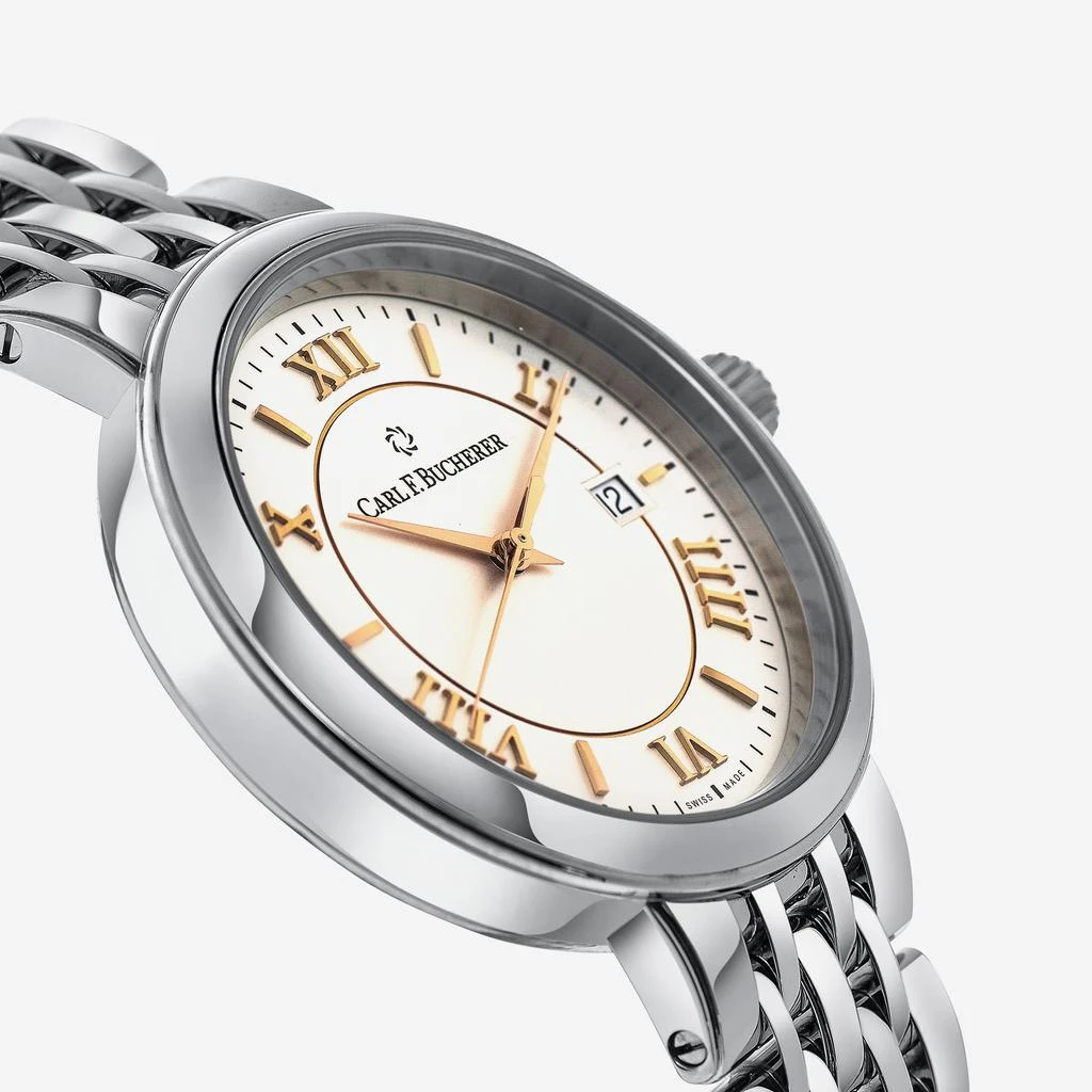 商品Carl F. Bucherer|Carl F. Bucherer Adamavi AutoDate Stainless Steel Automatic Men's Watch 00.10314.08.15.22,价格¥7941,第4张图片详细描述