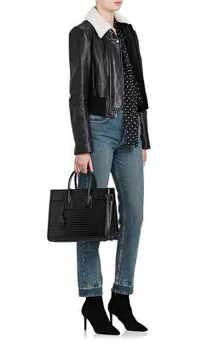 商品Yves Saint Laurent|Small Leather Sac De Jour,价格¥22076,第2张图片详细描述
