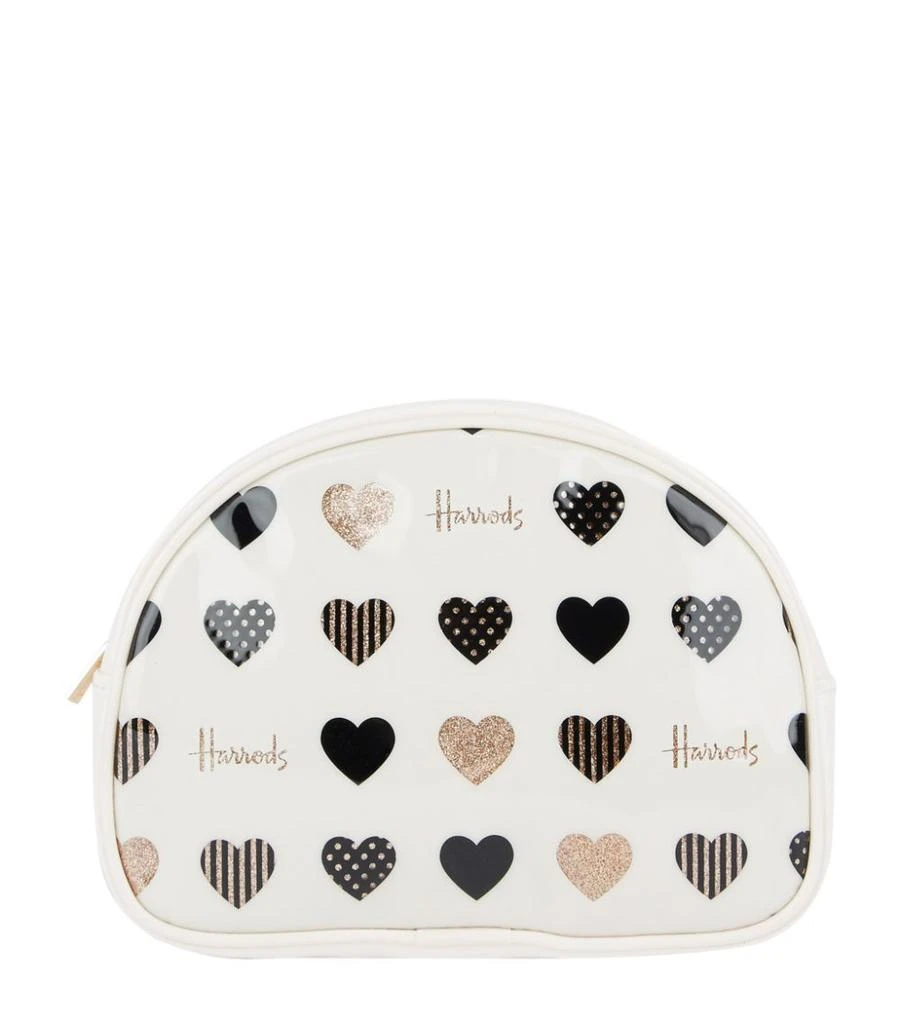 商品Harrods|Glitter Hearts Cosmetic Bag,价格¥233,第1张图片