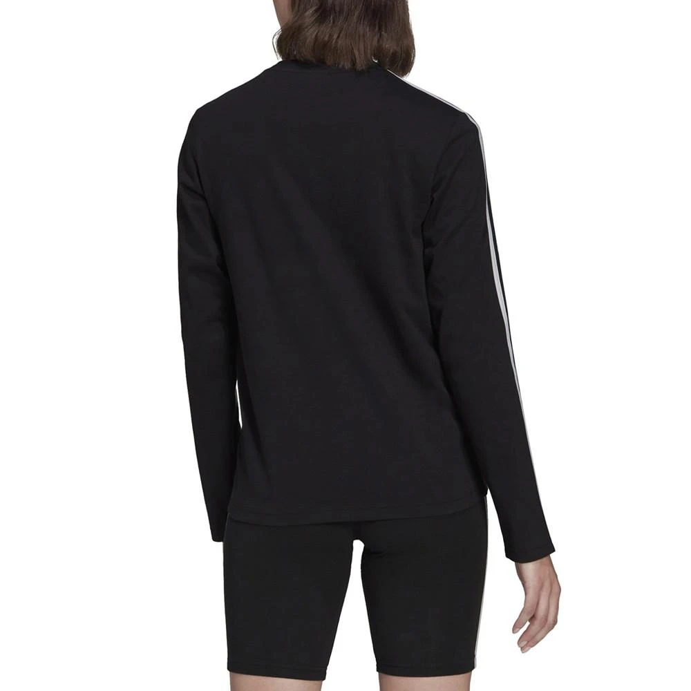 商品Adidas|Women's Essentials 3-Stripes Long-Sleeve Top,价格¥185,第2张图片详细描述