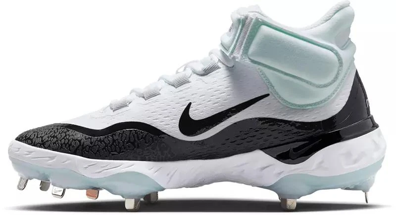 商品NIKE|Nike Men's Alpha Huarache Elite 4 Mid Metal Baseball Cleats,价格¥438,第3张图片详细描述