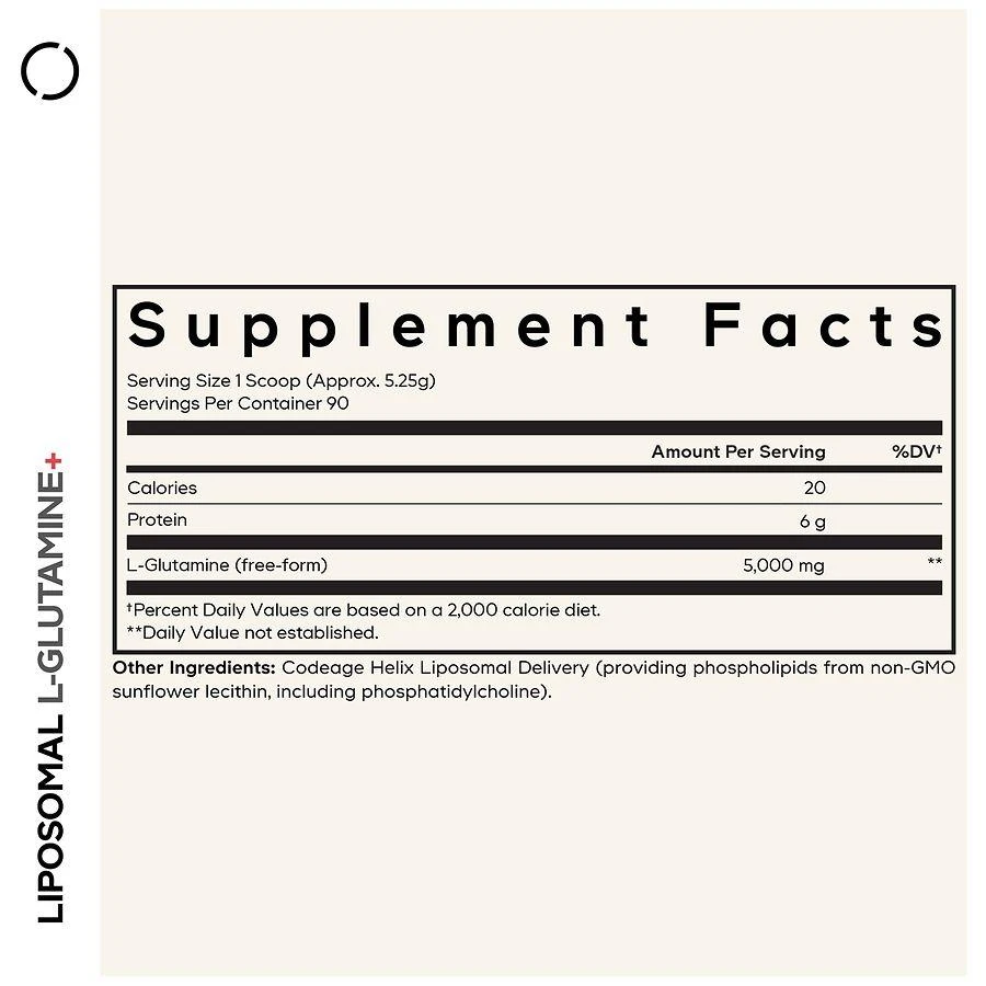 商品Codeage|L-Glutamine Powder 5000 mg Supplement,价格¥446,第2张图片详细描述