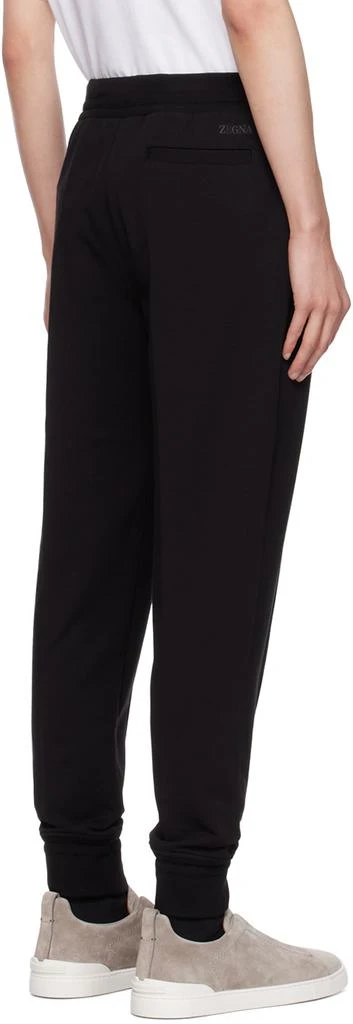 商品Zegna|Black Pinched Seams Sweatpants,价格¥2504,第3张图片详细描述