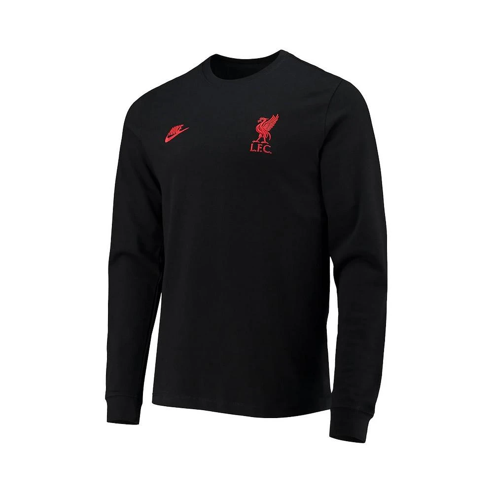 商品NIKE|Men's Black Liverpool Futura Travel Long Sleeve T-shirt,价格¥334,第3张图片详细描述