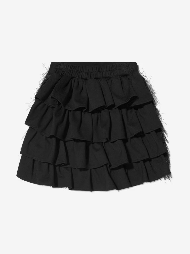 商品Mama Luma|Mama Luma Black Girls Feather Look Tassel Skirt,价格¥542,第4张图片详细描述