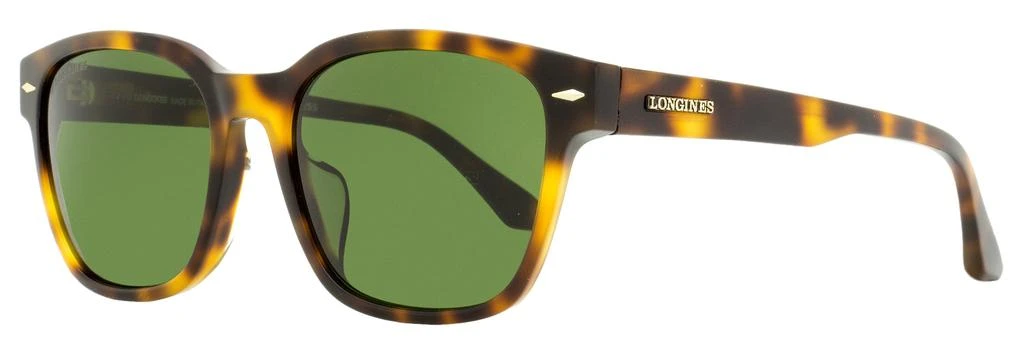 商品Longines|Longines Men's Rectangular Sunglasses LG0015H 52N Havana 56mm,价格¥1026,第1张图片