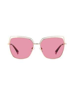 商品Polaroid|59MM Square Sunglasses,价格¥298,第1张图片