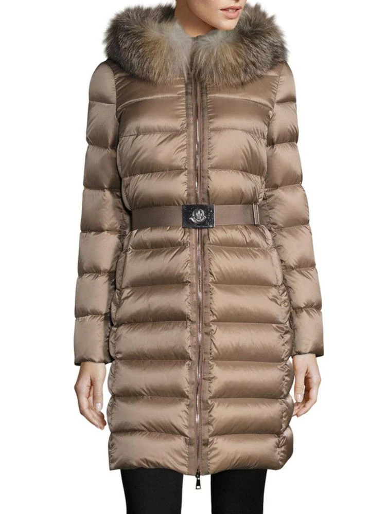 商品Moncler|Tinuviel Removable Fox Fur Puffer Coat,价格¥16148,第1张图片