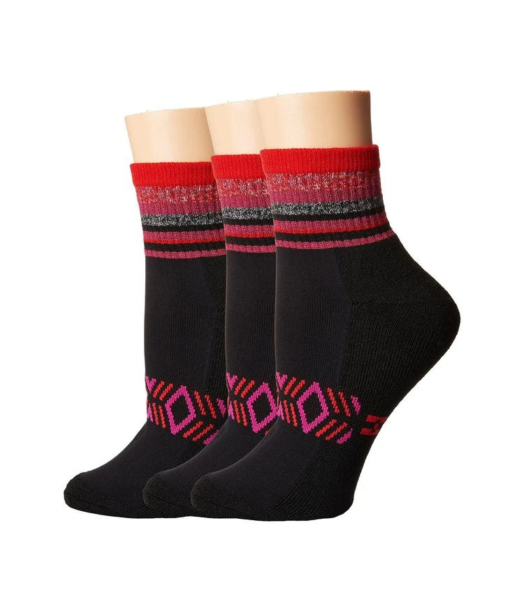 商品Hue|Mini Crew Socks with Cushion 3-Pack,价格¥92,第1张图片