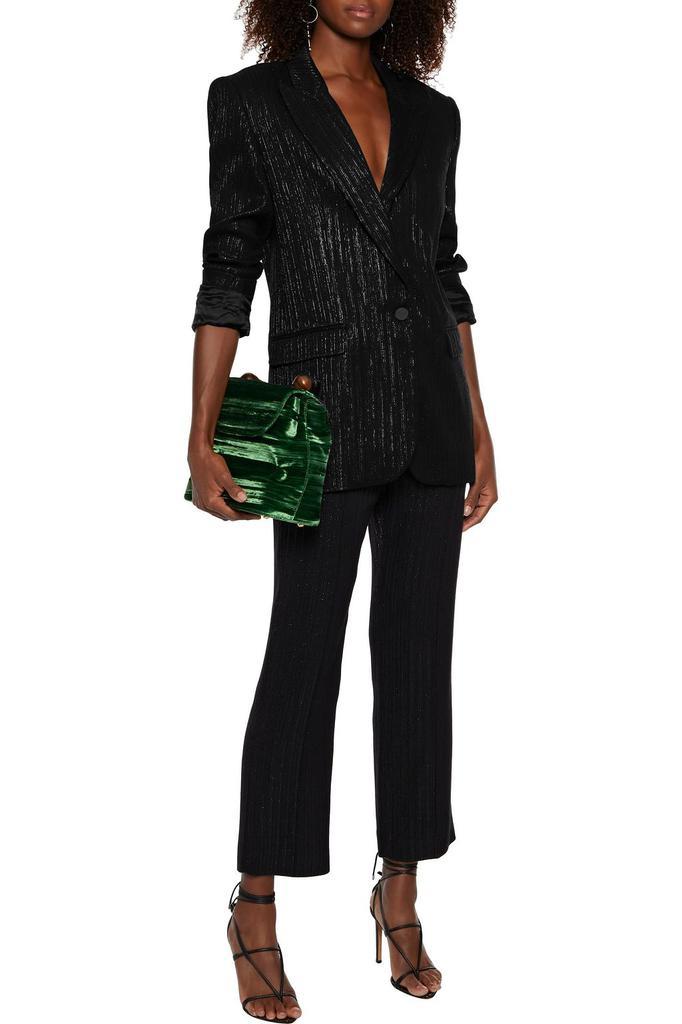商品Isabel Marant|Datja metallic textured-crepe blazer,价格¥4006,第6张图片详细描述