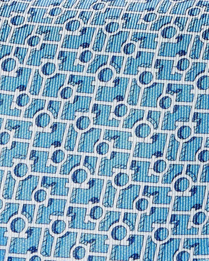 商品Salvatore Ferragamo|3D Gancini Grid Silk Classic Tie,价格¥1170,第2张图片详细描述