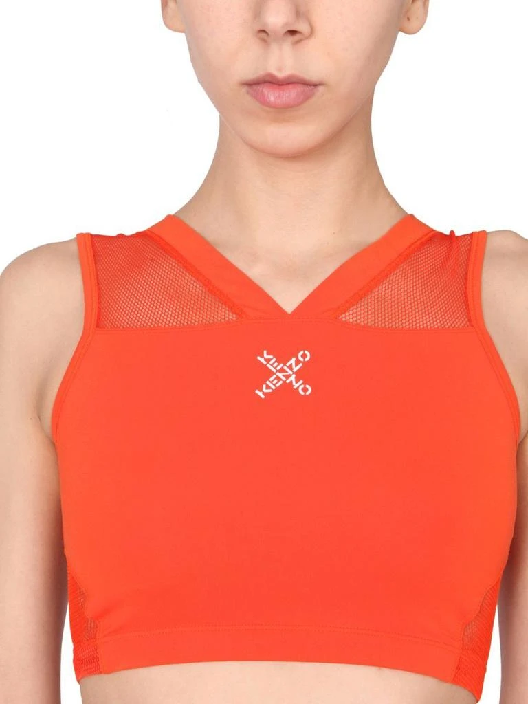 商品Kenzo|Kenzo Logo Print Sport Bra,价格¥646,第5张图片详细描述