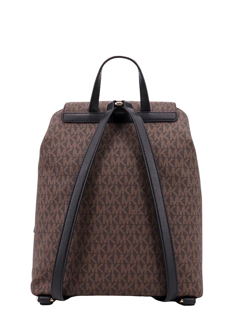 商品Michael Kors|Michael Michael Kors Logo Plaque Monogram-Patterned Backpack,价格¥2219,第2张图片详细描述