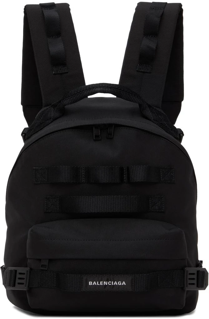 商品Balenciaga|Black Small Army Multicarry Backpack,价格¥9220,第1张图片