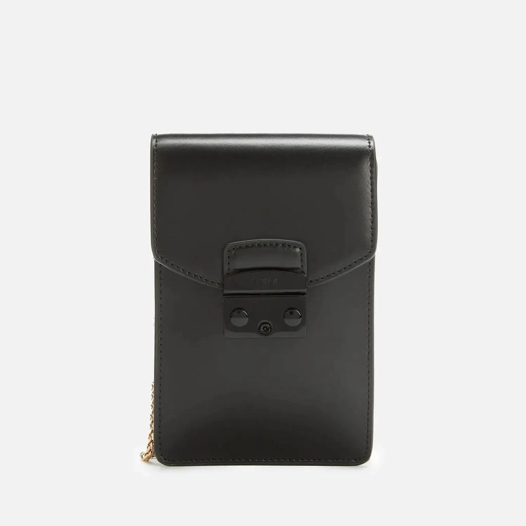 商品Furla|Furla Women's Metropolis Mini Vertical Cross Body Bag - Black,价格¥856,第1张图片