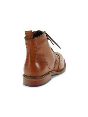 商品Steve Madden|​Surge Wingtip Leather Brogue Boots,价格¥752,第5张图片详细描述