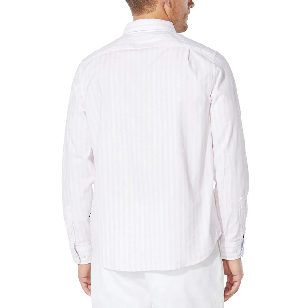 商品Nautica|Men's Classic-Fit Stripe Poplin Shirt,价格¥181,第3张图片详细描述