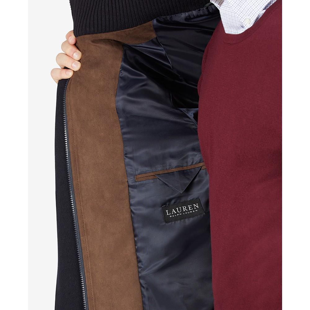 经典羊毛混纺双排扣男士呢外套商品第9张图片规格展示