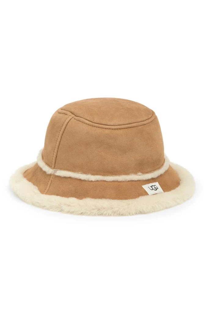 商品UGG|Genuine Shearling & Sheepskin Bucket Hat,价格¥767,第1张图片