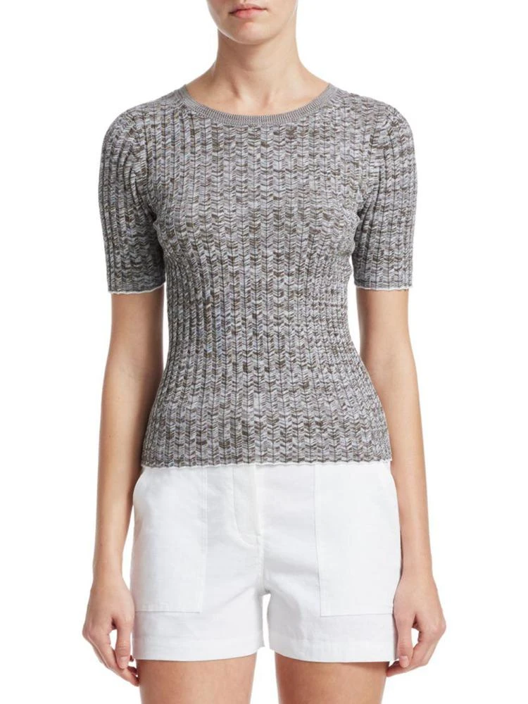 商品Theory|Rib-Knit Crewneck Sweater,价格¥1744,第1张图片