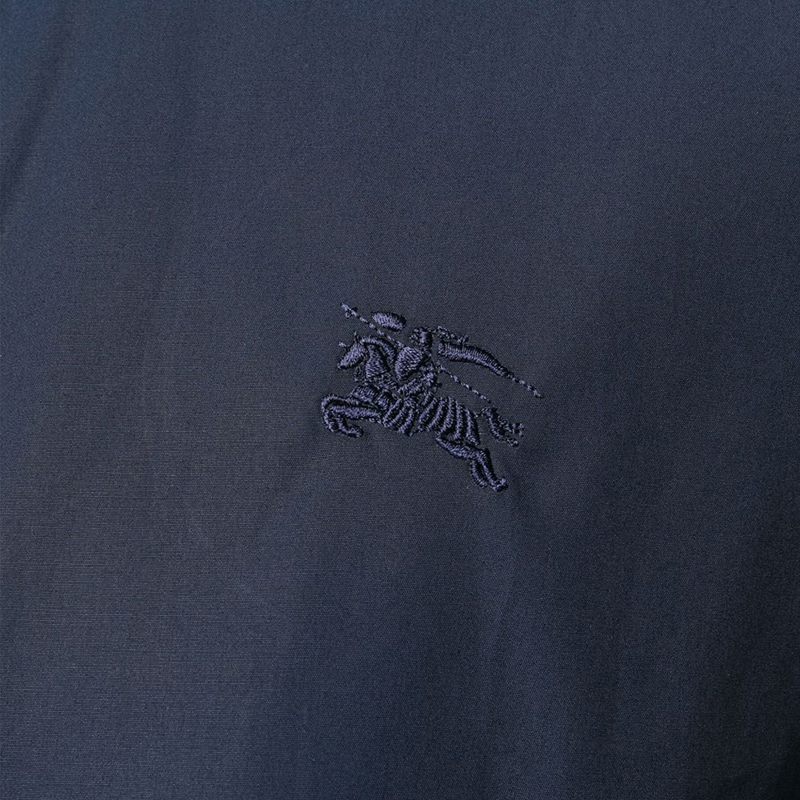 Burberry 博柏利 男士深蓝色衬衫短袖 8025765商品第4张图片规格展示