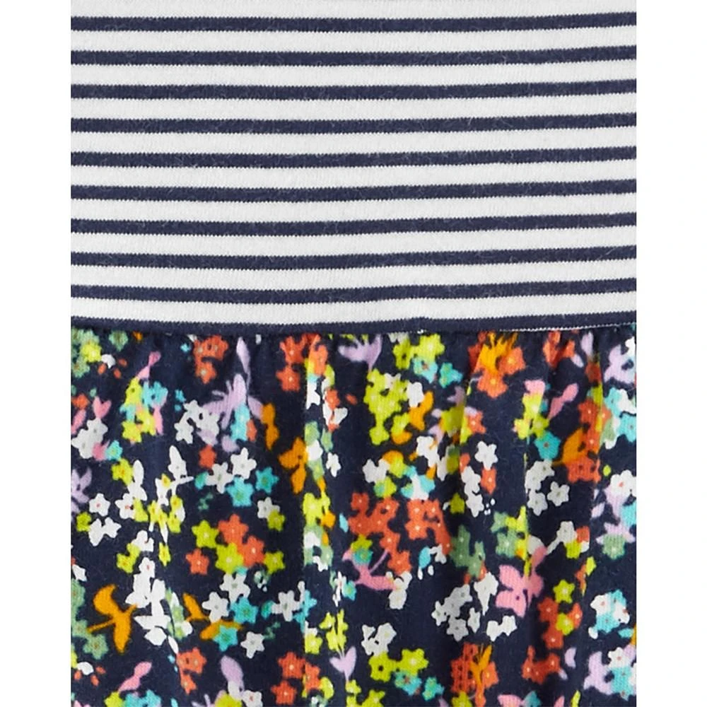 商品Carter's|Baby Girls 2-Piece Mixed Print Tank and Bike Shorts Set,价格¥53,第2张图片详细描述