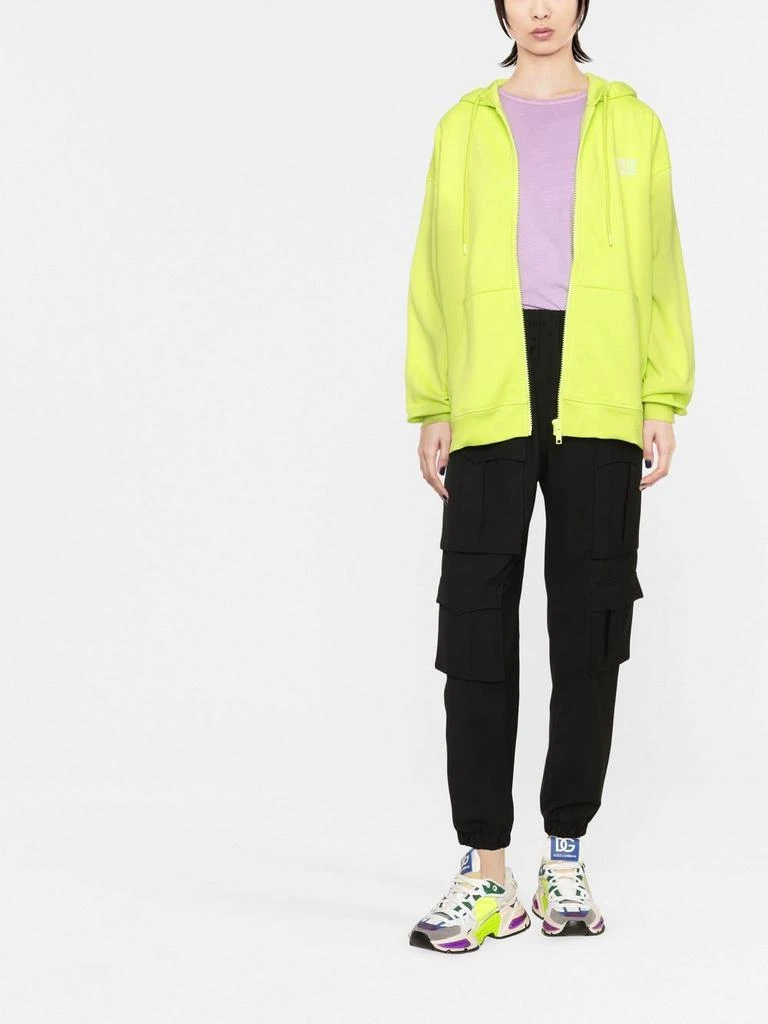 商品Ganni|GANNI - Logo Organic Cotton Hoodie,价格¥1142,第4张图片详细描述