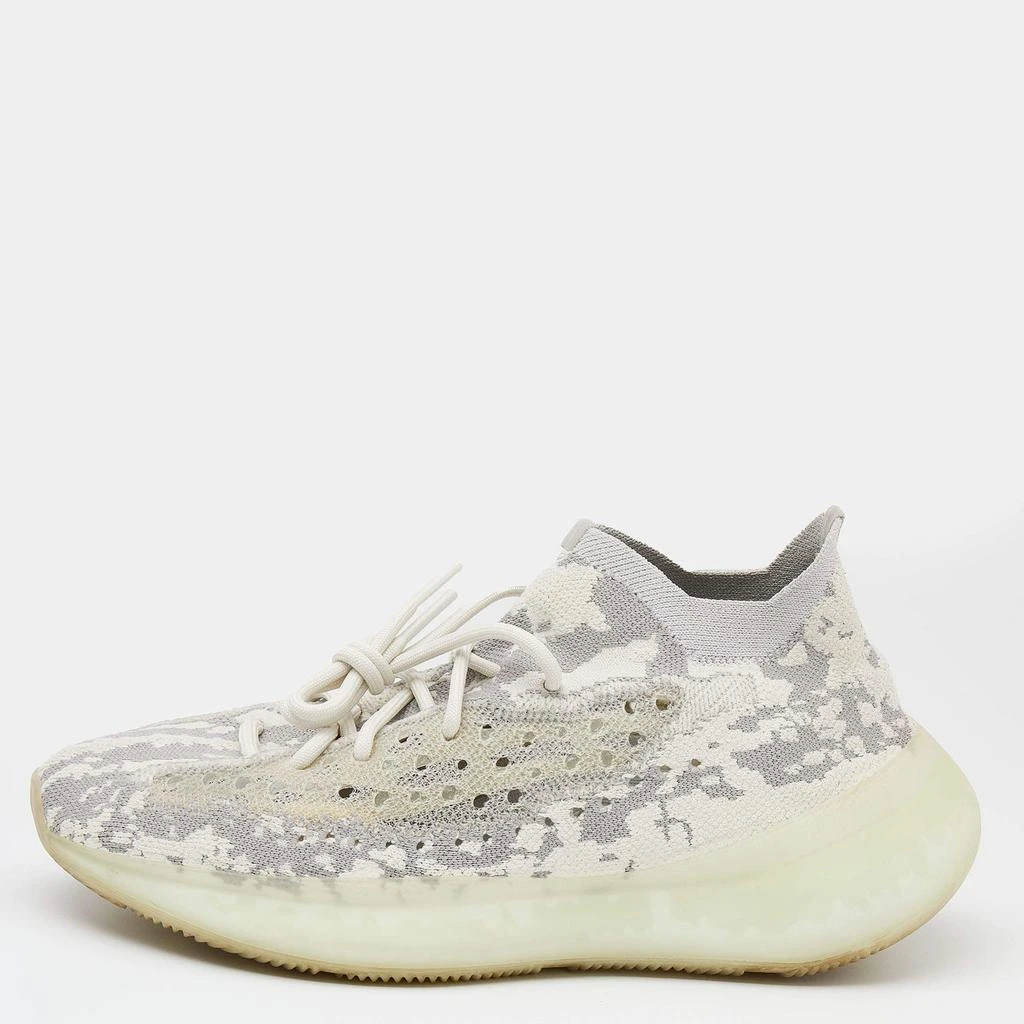 商品[二手商品] YEEZY|Yeezy x Adidas Grey/White Knit Fabric Boost 380 Alien Sneakers Size 44,价格¥1168,第1张图片