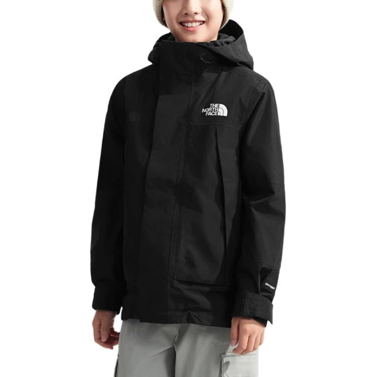 商品[国内直发] The North Face|北面冲锋衣 防风防水保暖 宇宙黑 青少年,价格¥1751,第1张图片