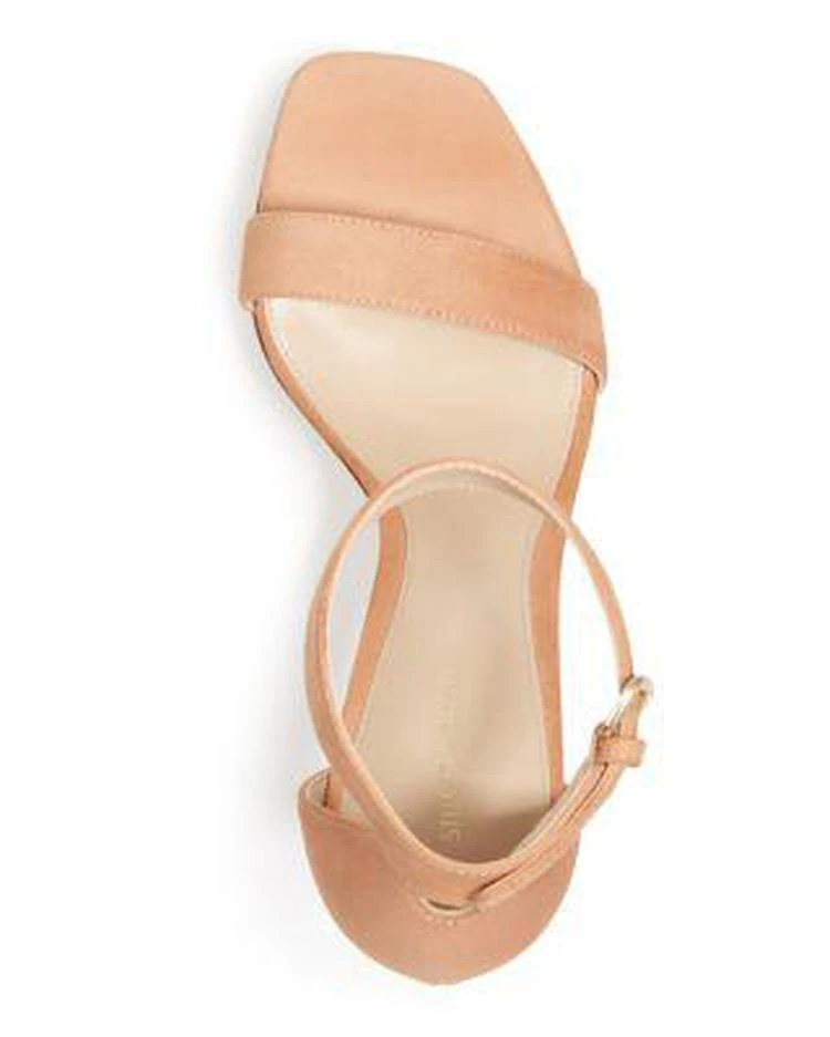 商品Stuart Weitzman|Women's Backupplat Suede Platform High-Heel Sandals,价格¥2043,第3张图片详细描述