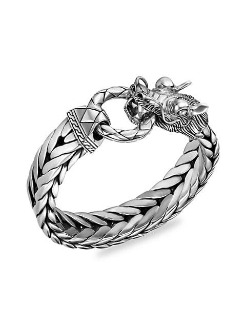 Legends Collection Sterling Silver Naga Bracelet商品第1张图片规格展示
