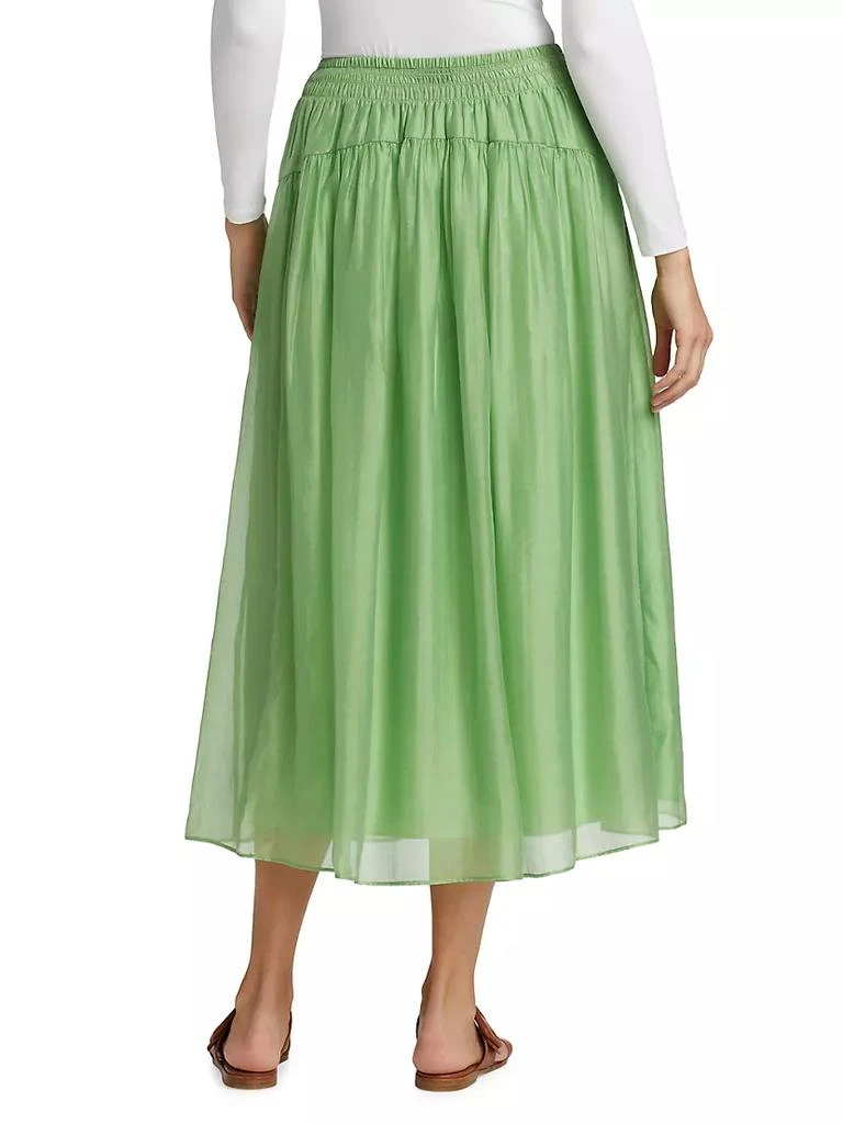 商品Vince|Smocked Organza Midi-Skirt,价格¥804,第5张图片详细描述