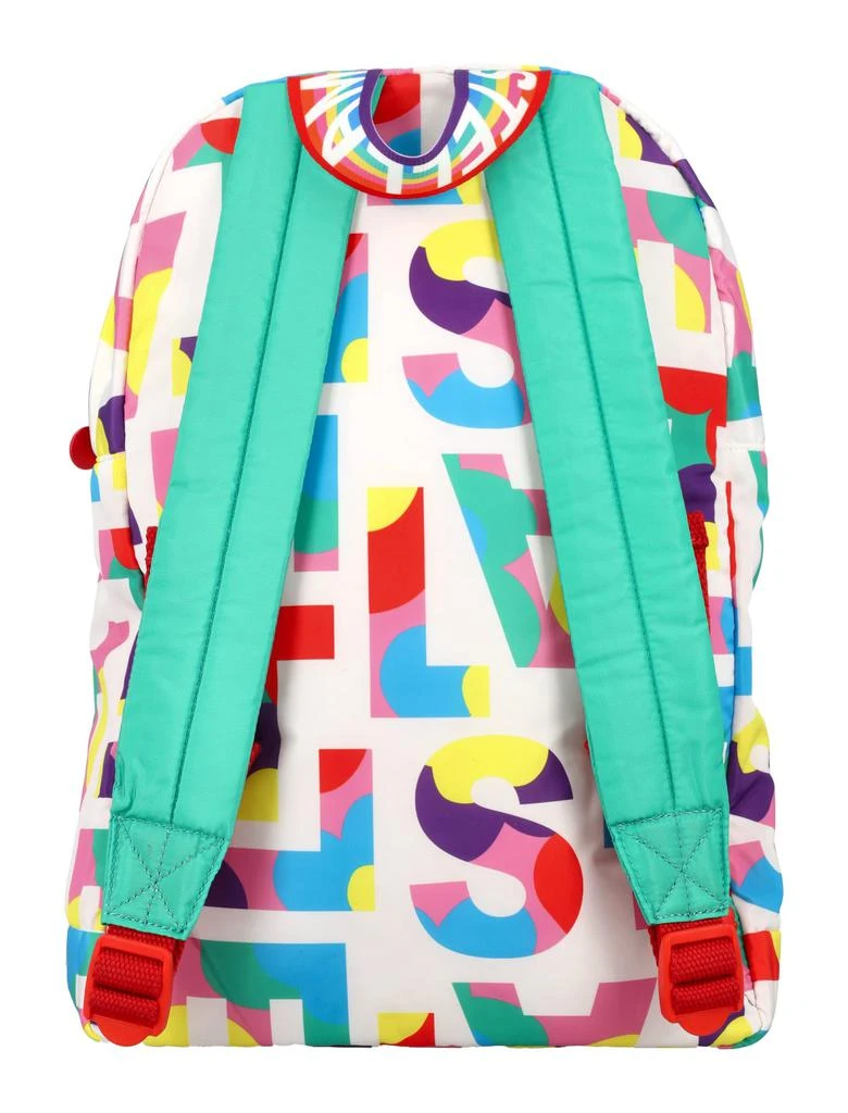 商品Stella McCartney|Stella McCartney Kids All-over Logo Backpack,价格¥1203,第4张图片详细描述